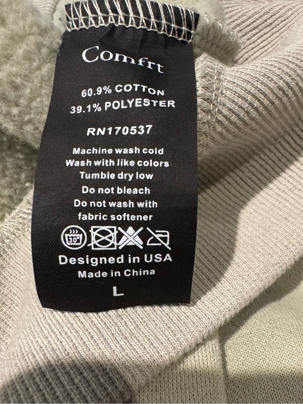 Comfrt Signature Collection Hoodie ( Green Tea) 🍵 - Picture 7 of 10